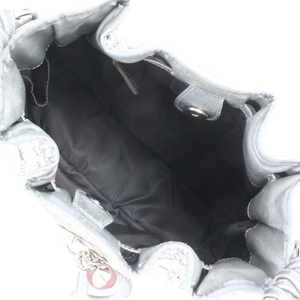 CHRISTIAN DIOR Gray Leather Shoulder Bag - Picture 6 of 9